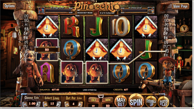 Бонусная игра Pinocchio 8