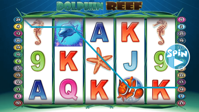 Бонусная игра Dolphin Reef 6