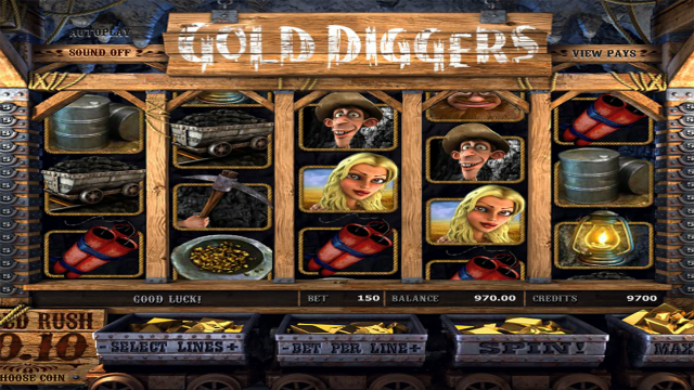 Игровой интерфейс Gold Diggers 9