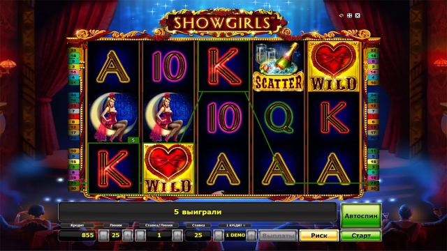 Игровой интерфейс Showgirls 5